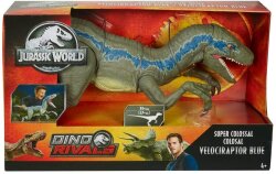 Jurassic World Dino Actionfigur Riesendino Super Colossal Velociraptor Blue 100cm