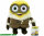 Minions Minion Dave Bob Plüsch Figur Ice Village Eiszeit PVC Brille 26 cm