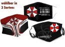 3 Sorten Umbrella Corporation Maske Schwarz Stoffmaske...