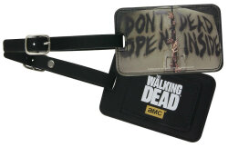Walking Dead Do not Open Dead Inside Luggage Tag Kofferanhänger Reise Tasche