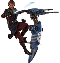 Star Wars The Clone Wars Actionfigur 1/6 Anakin Skywalker & STAP 31 cm