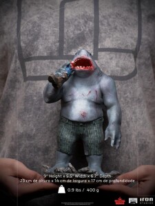 The Suicide Squad BDS Art Scale Statue 1/10 King Shark 23 cm Figur Iron Studios