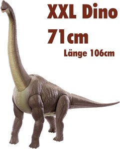Jurassic World Actionfigur Brachiosaurus Riesendino Aussteller GNC31 71 cm