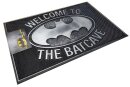 Batman Fußmatte Willkommen im Batcave 40 x 60 cm Gummi Türmatte Abtreter