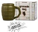 Bierkrug Tasse Handgranate grün 0,45L Pott Becher Kaffee Granate Geschenk Spaß