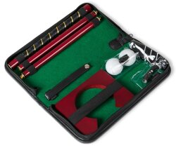 Büro Mini Golf Office Home Golf Set Putter mit Leder Tragetasche Geschenk