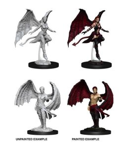 D&D Nolzurs Marvelous Miniatures Miniaturen unbemalt Succubus & Incubus Umkarton (6)