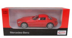 Mercedes Benz SLS AMG  rot Auto Modell Rastar Die-Cast 1:43 Metall Geschenk