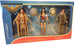 Figuren SET Wonder Woman Biegefigur Action Figur 3er-Pack, Steve Trevor DC Comics