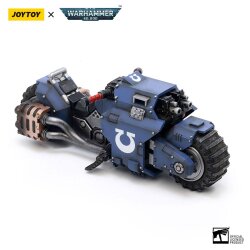 Warhammer 40k Fahrzeug 1/18 Ultramarines Outrider Bike 22 cm