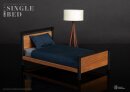 Diorama Props Series Zubehör-Set Single Bed Set