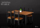 Diorama Props Series Zubehör-Set Dining Table Set