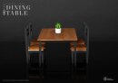 Diorama Props Series Zubehör-Set Dining Table Set