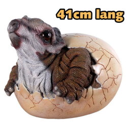 Jurassic World Park Baby Triceratops Ei EGG Figur Dino Statue Life Size