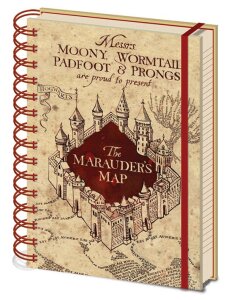 Harry Potter Notizbuch A5 Marauders Map