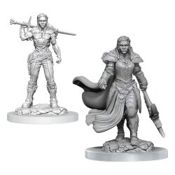 D&D Nolzurs Marvelous Miniatures Miniaturen unbemalt 2er-Pack Orc Fighter Female