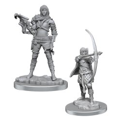 WizKids Deep Cuts Miniatures Miniaturen unbemalt 2er-Pack Human Rogue