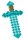 Minecraft Kunststoff-Replik Diamant-Schwert 51 cm