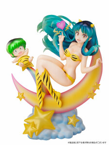 Urusei Yatsura PVC Statue 1/7 Lum & Ten Box Cafe & Space Collaboration 20 cm