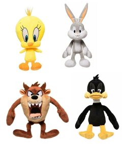 Looney Tunes süß Plüsch Stofftier Taz, Tweety, Duffy Duck, Bugs Bunny bis 40cm