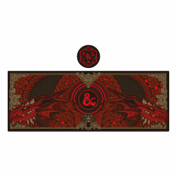 Dungeons & Dragons Schreibtischunterlage & Untersetzer Set Graphic