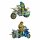 Teenage Mutant Ninja Turtles: Mutant Mayhem Fahrzeuge mit Figuren 30 cm Sortiment (4)