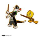 Looney Tunes Ansteck-Pins 2er-Pack Tweety & Sylvester...