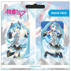 Hatsune Miku Ansteck-Buttons Doppelpack Set A