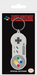 Nintendo Gummi-Schlüsselanhänger SNES Controller 6 cm
