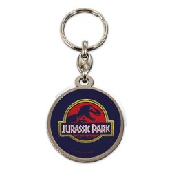 Jurassic Park Metall-Schlüsselanhänger Movie Logo 7 cm