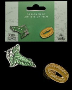 Herr der Ringe Ansteck-Pin Doppelpack Elfen Leaf & One Ring