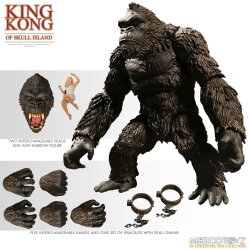 King Kong 8 Affe Gorilla Deluxe 20cm Statue Action Figur Kong of Skull Island