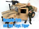 Jeep Hummer H1 Modell 1:6 XXL Humvee 63cm für Actionfiguren 1/6 z.B. Hot Toys