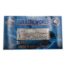 Jurassic World Park Replik Mosasaurus Ticket Karte versilbert Universal Studios