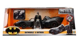 Batman Diecast Modell 1/24 1989 Batmobile mit Figur