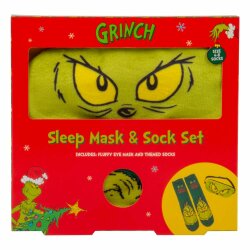 The Grinch Socken & Schlafmaske Set