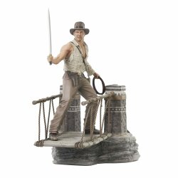 Indiana Jones und der Tempel des Todes Deluxe Gallery PVC Statue Rope Bridge 28 cm