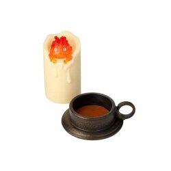 Das wandelnde Schloss Leuchte Illuminated Calcifer & candle 13 cm