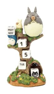 Mein Nachbar Totoro Statue Diorama / Calendar Perpetual Ocarina Concert 11 cm *Englische Version*