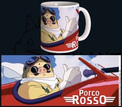 Studio Ghibli Tasse Porco Rosso