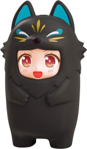 Nendoroid More Zubehör-Set für Nendoroid Actionfiguren Kigurumi Face Parts Case Black Kitsune 10 cm