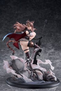 Original Character PVC Statue 1/7 Ijuu Senki Series: Sniper Karihime Limited Distribution 27 cm