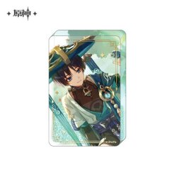 Genshin Impact Acryl Ornament mit Glitzer: Wanderer 8,5 cm