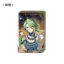 Genshin Impact Acryl Ornament mit Glitzer: Baizhu 8,5 cm