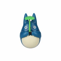 Mein Nachbar Totoro Figur mit rundem Boden Mid Totoro with leaf 6 cm