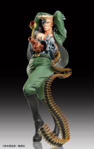 JoJos Bizarre Adventure Part 2 : Battle Tendency Statue Legend PVC Statue Rudol von Stroheim 18 cm