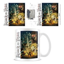 Attack on Titan Tasse Special Ops Squad vs Titans