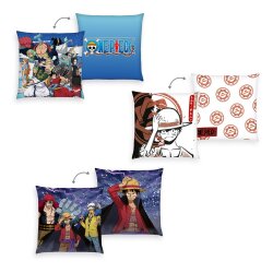 One Piece Kissen 3er-Pack Monkey D. Luffy 40 x 40 cm