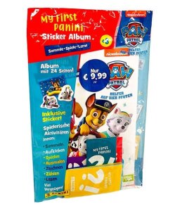 PAW Patrol - Ein Tag in der Abenteuerbucht My First Panini Sticker Album Komplett-Set *Deutsche Version*