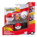 Pokémon ClipnGo Poké Gürtel Set Pokéball, Luxusball & Glumanda